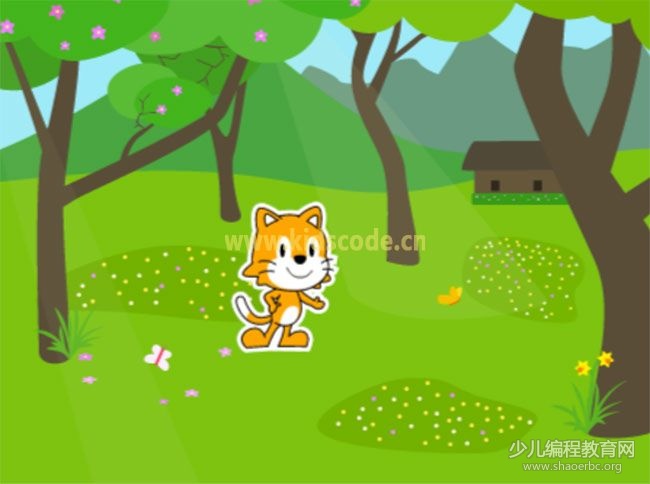 scratchjr圖文教程:第三章我的故事【第一節】 ScratchJR少兒編程啟蒙教程:第三章:我的故事-少兒編程教育網