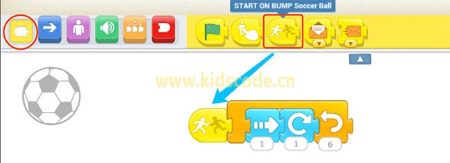 scratchjr圖文教程：第四章游戲-踢足球
