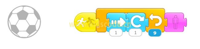 scratchjr圖文教程：第四章游戲-踢足球