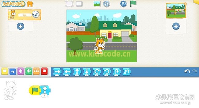 scratchjr圖文教程：第三章我的故事【第四節】