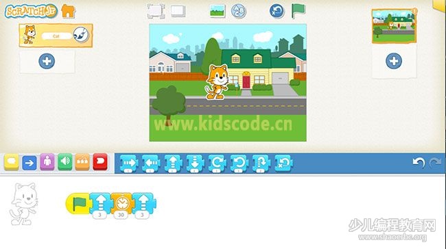 scratchjr圖文教程：第三章我的故事【第四節】