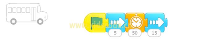 scratchjr圖文教程：第三章我的故事【有序上車】kidscode.cn