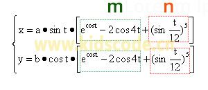 數學之美-scratch繪制蝴蝶